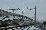 Der SBB ETR 610 als EC 39 auf dem Weg nach Milano bei Villette.