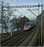 SBB ETR 610 beim Chteau de Chillon am 13.