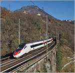 Ein SBB ETR 610 als EC Richtung Schweiz kurz nach Preglia.