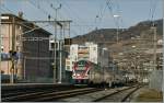 Der SBB 511 109 erreicht seine Endstation Vevey (und wird zehn Minuten wieder nach Genve zurck fahren).