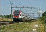 SBB RABe 511 115 als RE auf der Fahrt nach Genve bei Lonay-Prveranges.