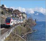 Der SBB RABe 511 111 bei St-Saphorin.