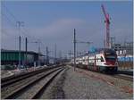 Der SBB RABe 511 110 bei der Durchfahrt in Prilly-Malley.