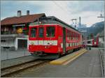 Der  alte  Bahnhof der MIB in Meiringen.