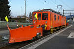 BIPPERLISI/ASm.
De 4/4 321, ehemals SZB, auf Instruktionsfahrt in St. Urban am 19. Januar 2019.
Foto: Walter Ruetsch
