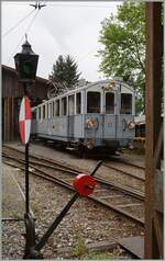 Der schön hergerichtet MOB BCFe 4/4 N° 11 (Baujahr 1905 SIG EAG) der Blonay-Chamby Bahn wartet in Chaulin auf einen neuen Einsatz.