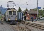 Les chemin de fer disparus - Die verschwundenen Bahnen (LLB 1915- 1967) 

Der Leuk Leukerbad Bahn (LLB) Triebwagen mit der Anschrift ABFe 2/4 N° 10 der Blonay Chamby Bahn hat mit seinem Museumszug N° 1006 von Chaulin kommend, Blonay erreicht.

13. September 2025