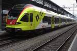Werbeflirt 521 017 steht am 30 Dezember 2018 in Olten. Werbeflirt 521 017 steht am 30 Dezember 2018 in Olten.