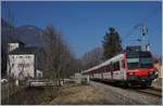 Ein  Walliser -Domino auf der Fahrt Richtung St Maurice zwischen Vouvry und Vionnaz.