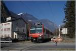 Ein  Walliser -Domino auf der Fahrt nach St-Gingolph zwischen Vionnaz und Vouvry.