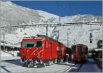 MGB HGe 4/4 106 in Andermatt.