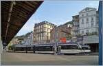 Montreux mit dem CEV MVR ABeh 2/6 7504  VEVEY  und einem weiteren im Hintergrund. 

26. April 2020
