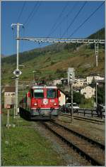 RhB Ge 4/4 II 631 in Ardez.