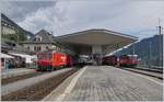 Lokwechsel beim Glacier Express PE 903 St.