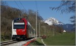 Ein neuer TPF Regionalzug bei Châtel St-Denis.