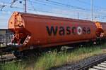 Geschlossener Gterwagen der Gattung Tagnpps, im Bahnhofsvorfeld von Verona. 09.05.2025