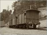 Frher waren sie auf jedem Bahnhof allgegenwrtig, die Gklm Gterwagen - heute findet man sie noch als Bauzugwagen oder, wie hier scheinbar vergesse auf einem Abstellgleis...