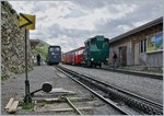 Die BRB Hm 2/2 10 und die H 2/3 N 12 auf dem Brienzer Rothorn.