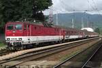 ZSSK 162 002 halt am 30 Mai 2015 in Vrtky mit ein Osobni nach Rozumborek.