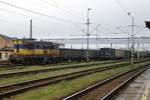 AWT 770 525 trötzt den Regen am 26 Mai 2015 in Ostrava hl.n. und tragt noch das altere Farbenschema von OKD Doprava -jetzt ein Teil des AWT KOnzerns, dass ab 2016 selbst eine Sparte von PKP Cargo is.