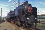 Am Nationaler Tag der Eisenbahn stehty 534 0232 ins bw von Gaststadt Ceske Budejovice.