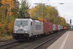 386 001-2 auf den Weg in den Hamburger Hafen.