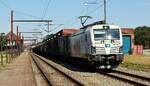 CDC 7383 022-1 hat ihren Kohle-Leerzug �bernommen und wartet nun auf Ausfahrt. Pattburg/DK 14.08.2026