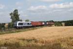 761 001 mit Umgeleiteten Containerzug bei Seußen in Richtung Marktredwitz - Hof 28.07.19