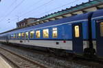 CZ-ČD 61 54 20-91 015-5 Bhmpz 228 stand als EC 379 von Rostock Hbf nach Praha hl.n.