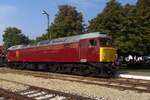 CRS 047 375 -einst in British Rail Dienst- steht am 9 September 2018 ins Eisenbahnmuseum Budapest.