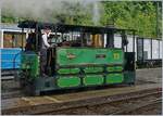 50 Jahre Blonay - Chamby; Mega Steam Festival: - Als eine der Gastdampflok ist die TS 60 (1898) zur Feier angereist; hier als Detailbild in Chaulin.