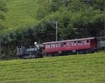 Fahrtag im Zürcher Oberland. 

Ed 3/3 401 der UeBB im Weidli bei Bauma. Juli 2023.