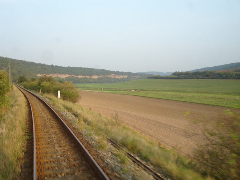Zwischen Nebra und Ro�leben; 10.10.2005 (Foto: Christof Rommel)